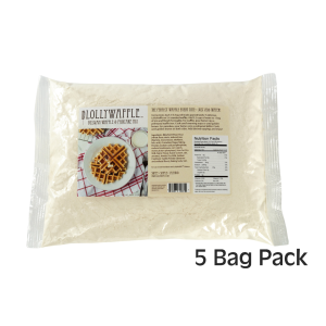 Just Add Water Belgian Waffle and Pancake Mix by LollyWaffle - 5 lbs.