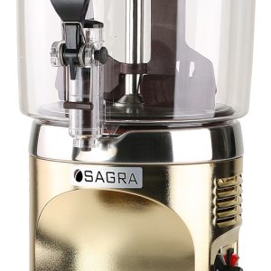 Commercial Chocolate Dispenser - Gold w/ stainless top