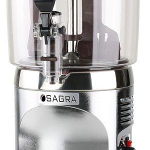 Commercial Chocolate Dispenser - Silver w/ stainless top