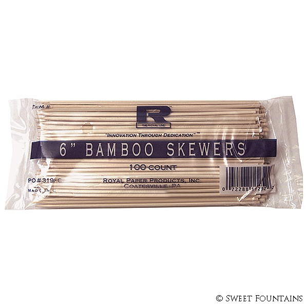 6'' Bamboo Skewers (19200)