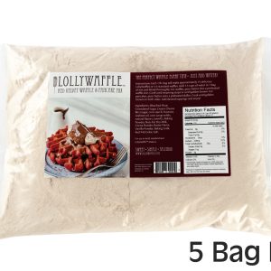 Just Add Water Red Velvet Waffle and Pancake Mix by LollyWaffle - 5 lbs.